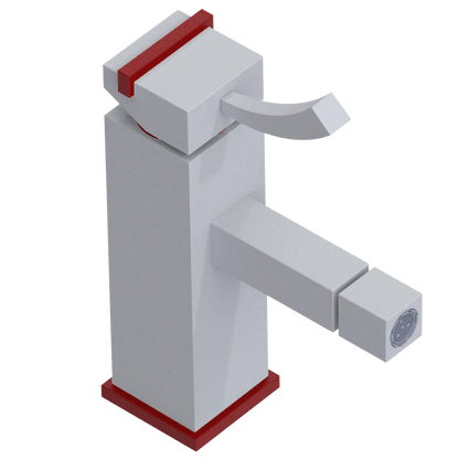 Rubinet Single Control Bidet Fitting (less drain) Matt White
