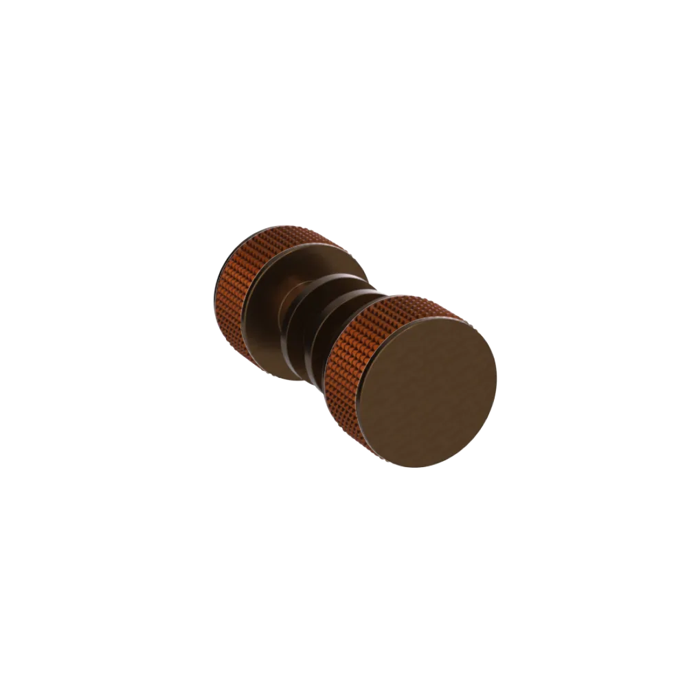 Rubinet Shower Door Knob (set) Tuscan Brass