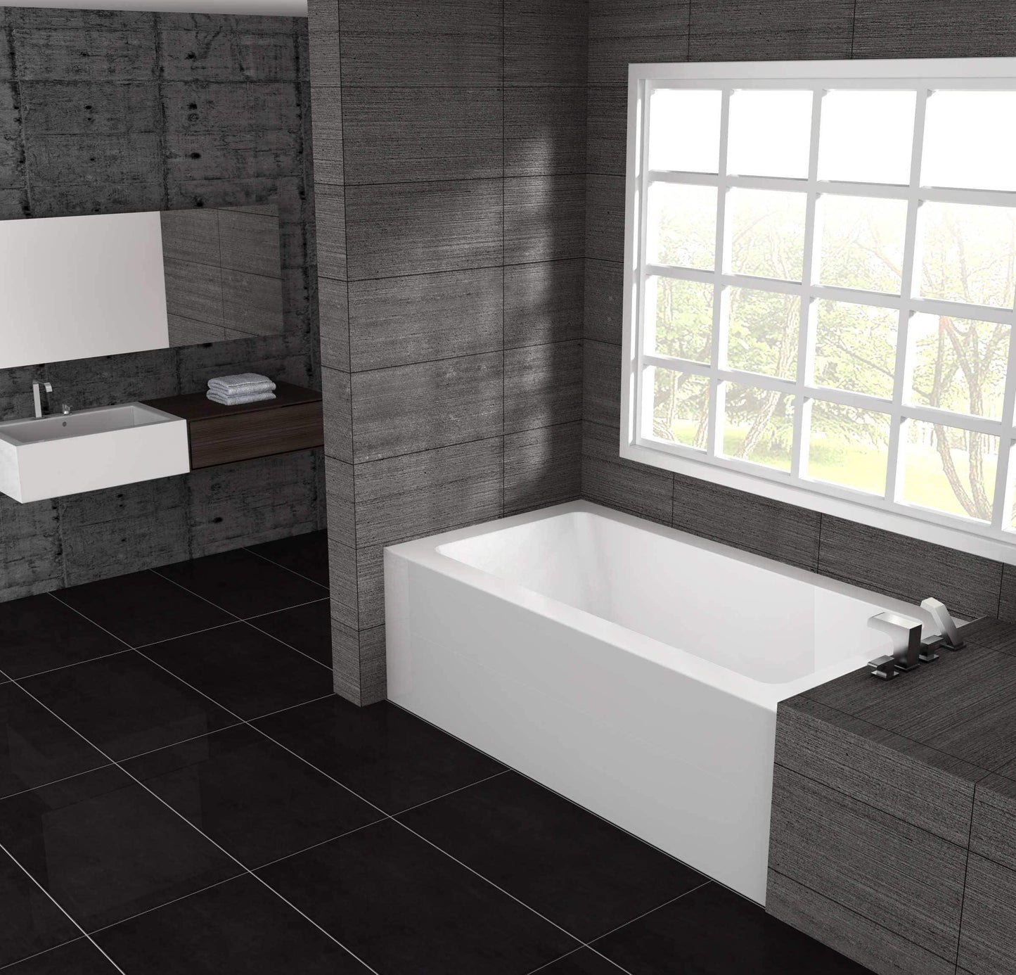Oceania Pure Alcove Bathtub