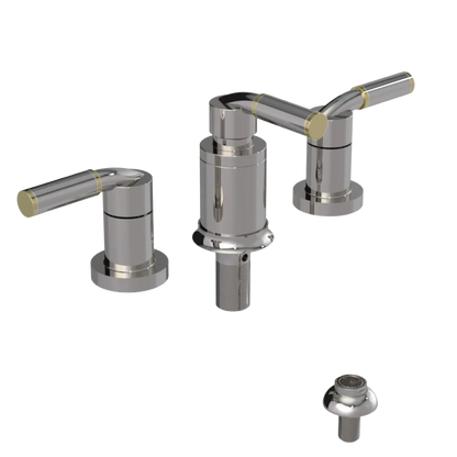 Rubinet Bidet Fitting with Spray, Diverter, and Vacuum Breaker (less drain) Polished Nickel
