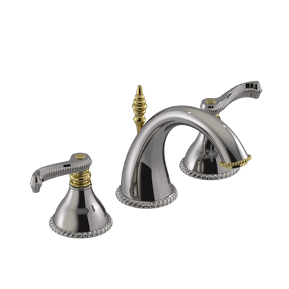 Rubinet Widespread Lav. Set. (less drain) Polished Nickel