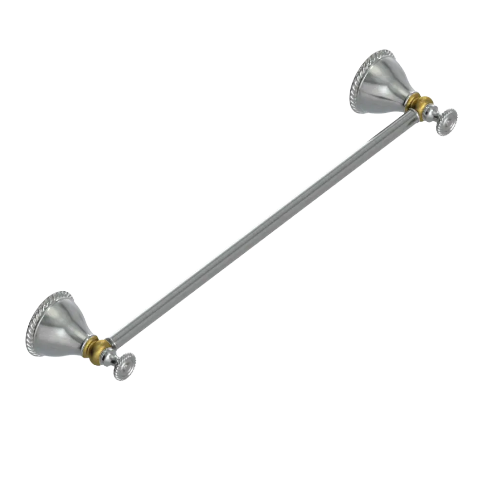 Rubinet Towel Bar 18" Satin Nickel