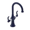 Rubinet Single Hole Dual Handle Lav. Set. (less drain) Midnight Blue