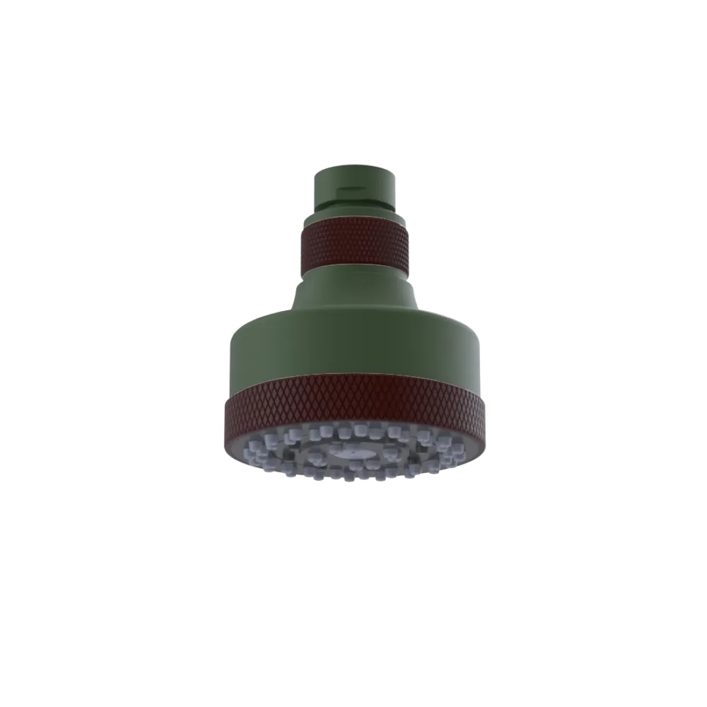 Rubinet 3 FUNCTION SHOWER HEAD Green Envy