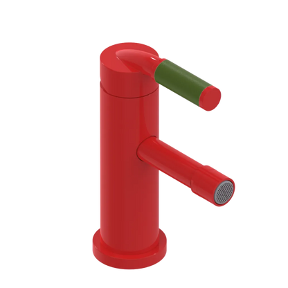 Rubinet Single Control Bidet Fitting (less drain) Red