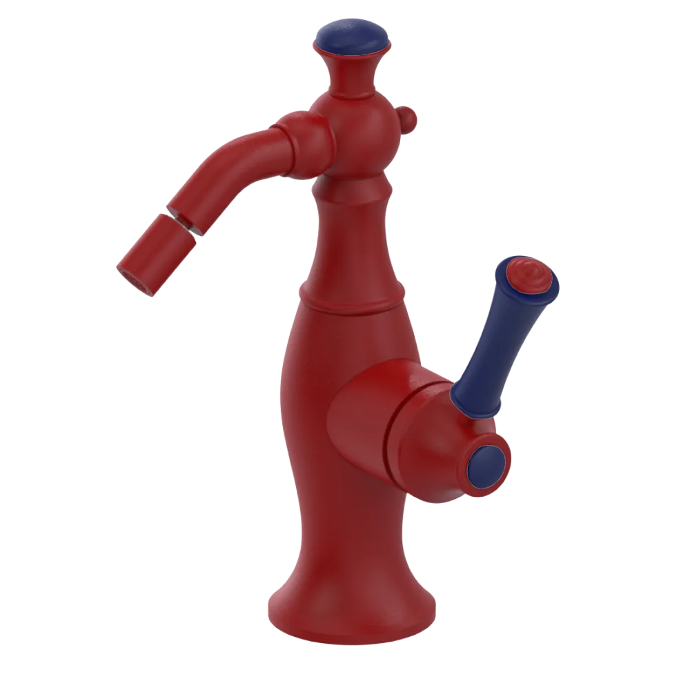 Rubinet Single Control Bidet Fitting (less drain) Maroon