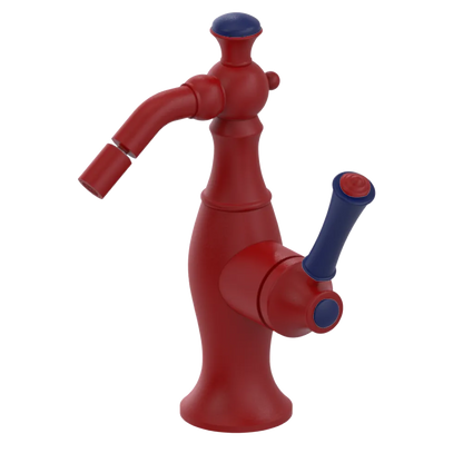 Rubinet Single Control Bidet Fitting (less drain) Maroon