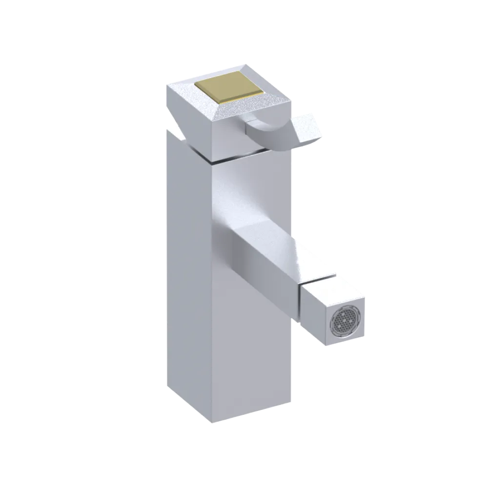 Rubinet Single Control Bidet Fitting (less drain) Satin Chrome