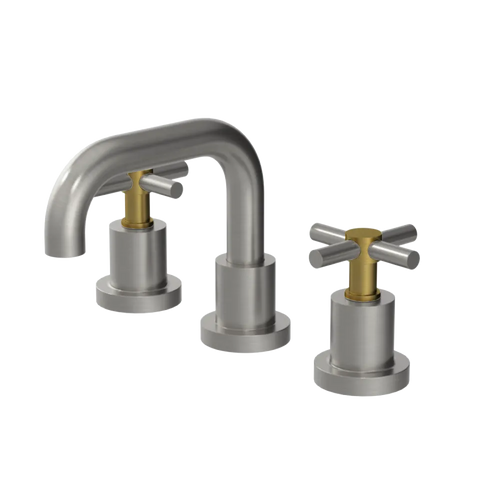 Rubinet Widespread Lav. Set. (less drain) Satin Nickel