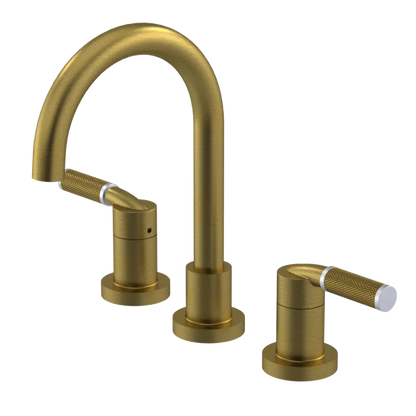 Rubinet Widespread Lav. Set. (less drain) Antique Brass Matt