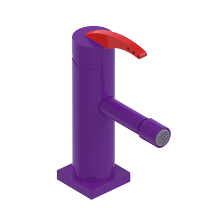 Rubinet Single Control Bidet Fitting (less drain) Purple Haze