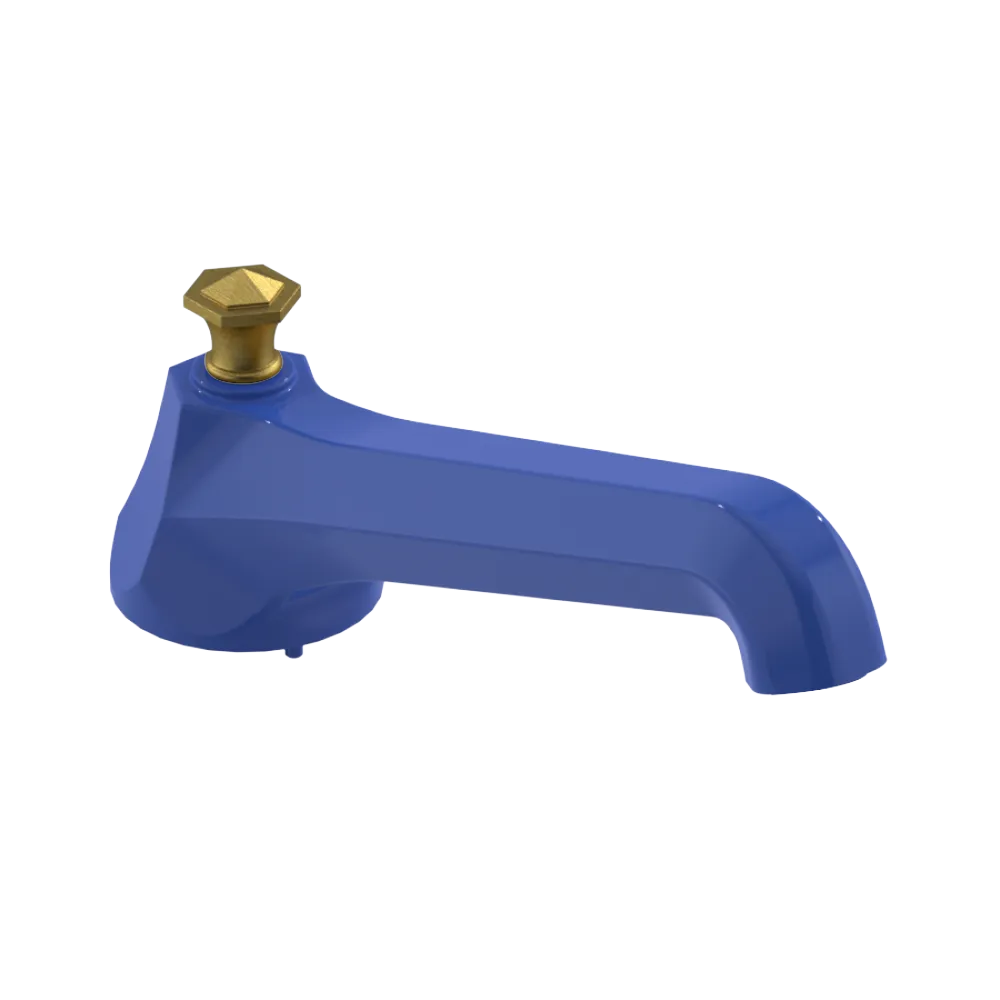 Rubinet Tub Filler Spout Deck Mount Blu Jean