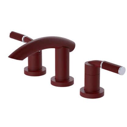 Rubinet Widespread Lav. Set. (less drain) Maroon
