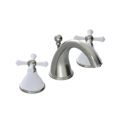 Rubinet Widespread Lav. Set. (less drain) Satin Nickel