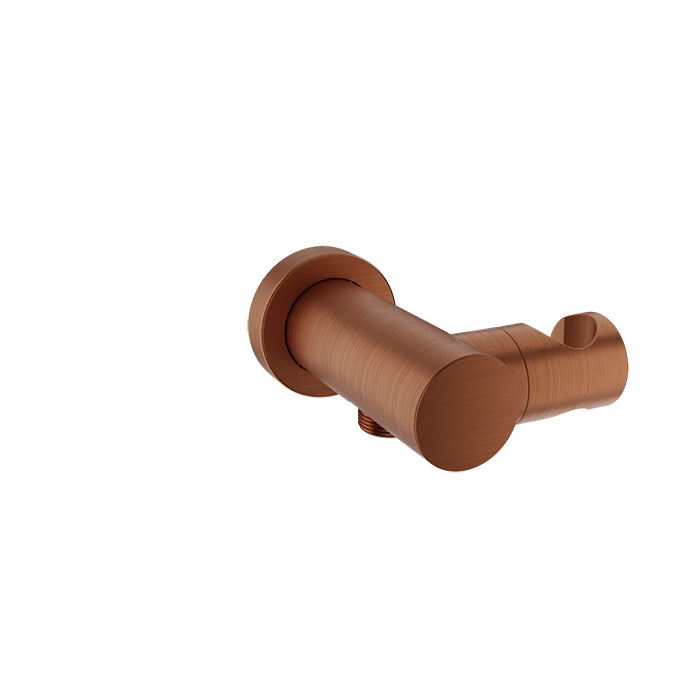 Baril Wall-mounted hand shower holder and supply elbow