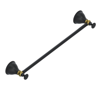Rubinet Towel Bar 24" Matt Black