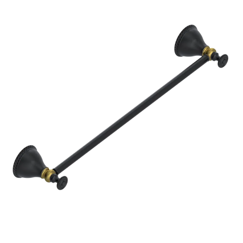 Rubinet Towel Bar 24" Matt Black