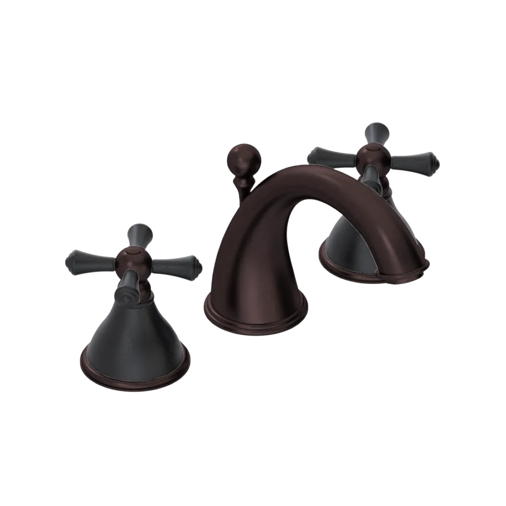 Rubinet Widespread Lav. Set. (less drain) Oil Rubbed Bronze