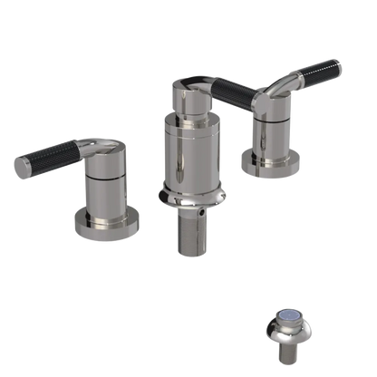 Rubinet Bidet Fitting with Spray, Diverter, and Vacum Breaker (Less Drain) Polished Nickel