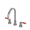Rubinet Widespread Kitchen Set Polished Nickel