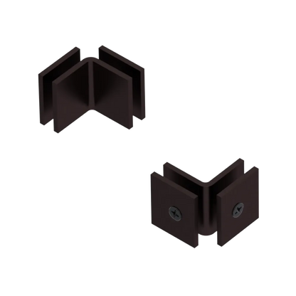 Rubinet 90 Glass to Glass Open Face Oil Rubbed Bronze