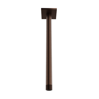 Baril 12" ceiling mounted shower arm, square flange