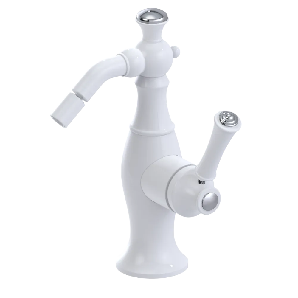 Rubinet Single Control Bidet Fitting (less drain) White