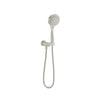 Baril 3-spray anti-limestone hand shower on wall-mounted supply elbow