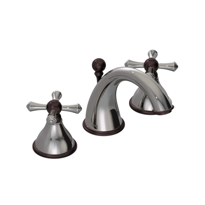 Rubinet Widespread Lav. Set. (less drain) Polished Nickel