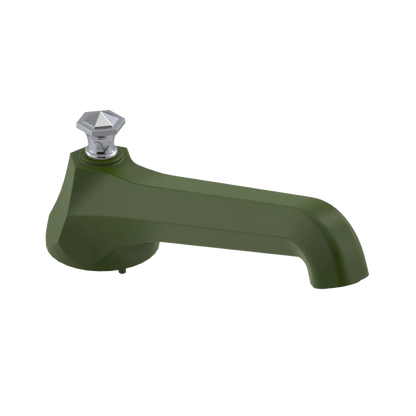 Rubinet Tub Filler Spout Deck Mount Green Envy