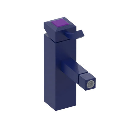 Rubinet Single Control Bidet Fitting (less drain) Midnight Blue