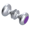 Rubinet Shower Door Knob (set) Satin Chrome