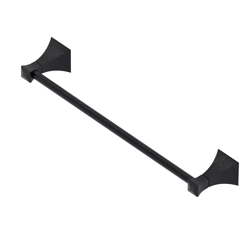 Rubinet Towel Bar 18" Matt Black