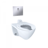 TOTO Commercial Flushometer Ultra-High Efficiency Toilet, 1.0/1.28/1.6 GPF, Elongated Bowl - Back Spud - CEFIONTECT