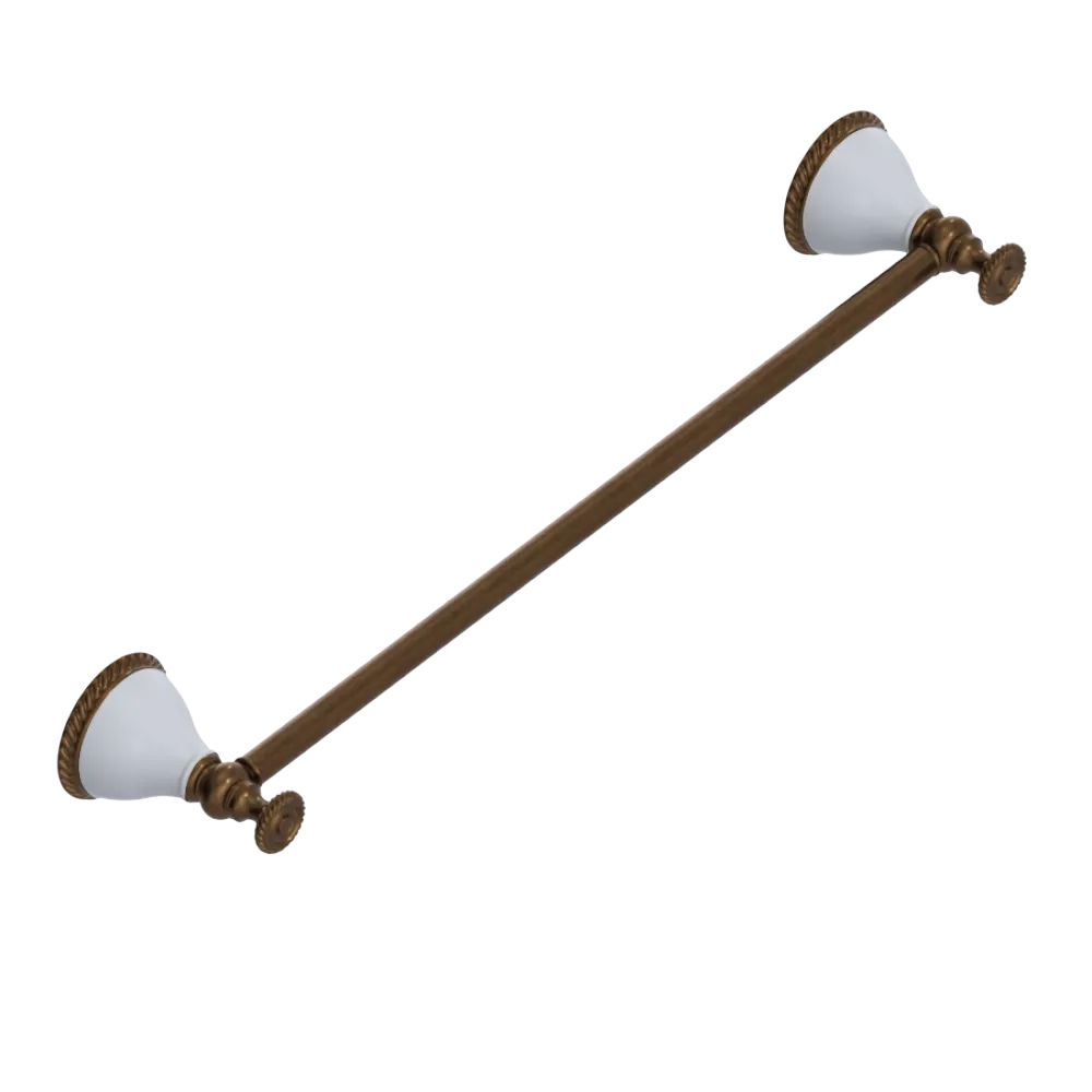 Rubinet Towel Bar 18" Tuscan Brass
