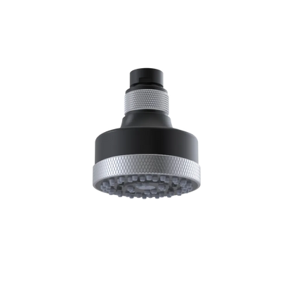 Rubinet 3 FUNCTION SHOWER HEAD Matt Black