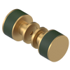 Rubinet Shower Door Knob (set) Satin Gold