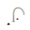 Baril 8" c/c lavatory faucet (without handle), drain included