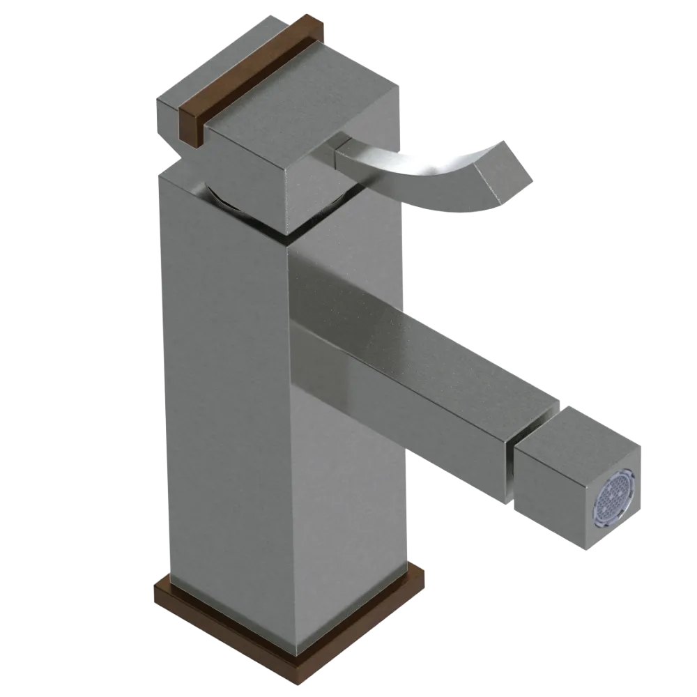 Rubinet Single Control Bidet Fitting (less drain) Satin Nickel
