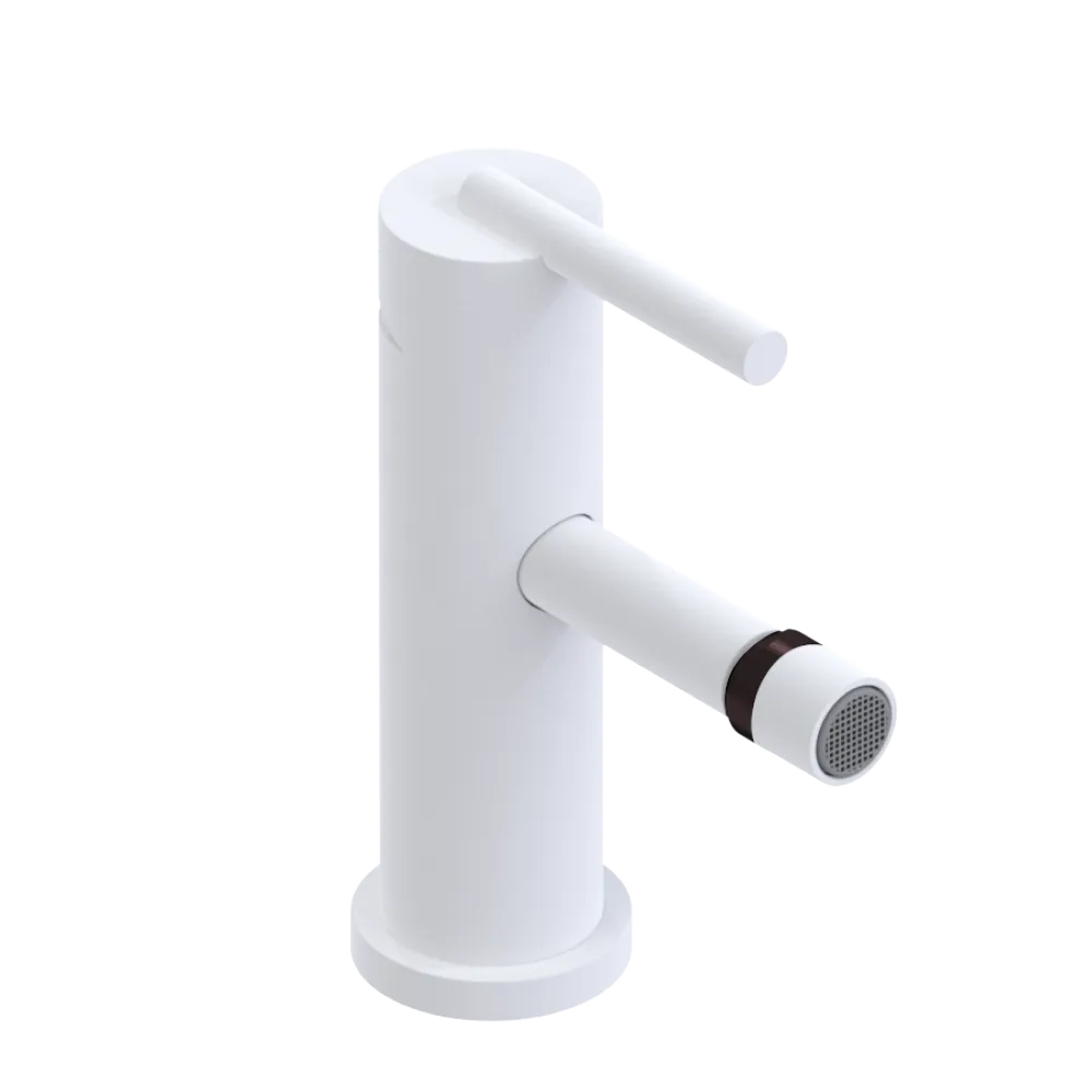 Rubinet Single Control Bidet Fitting (less drain) Matt White