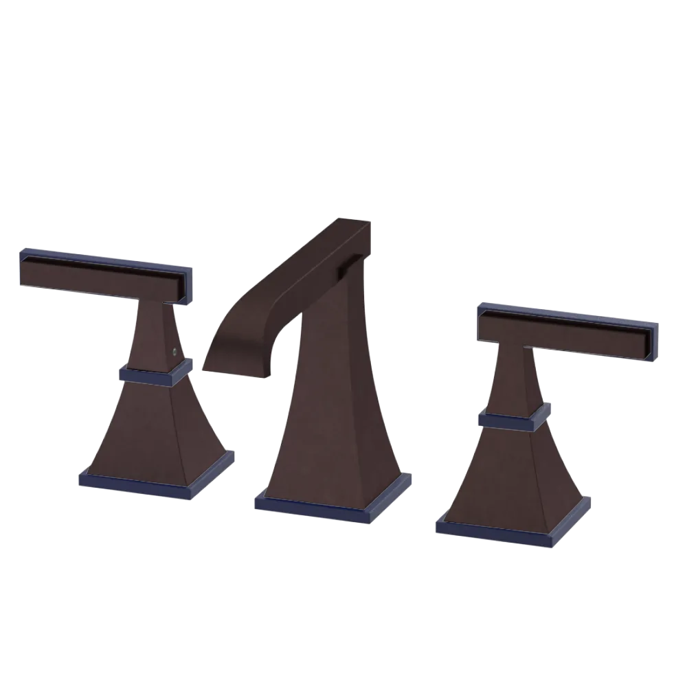 Rubinet Widespread Lav. Set. (less drain) Oil Rubbed Bronze