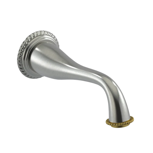 Rubinet Tub Filler Spout Wall Mount Satin Nickel