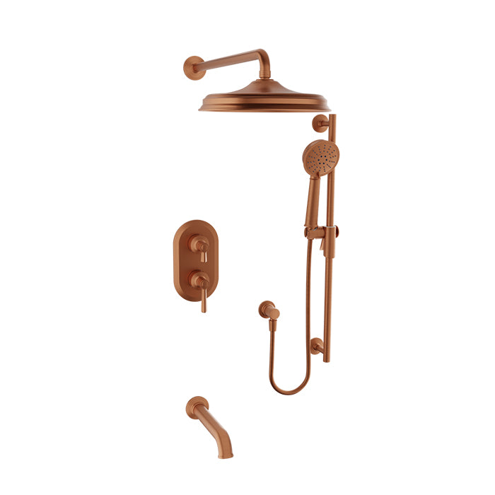 Baril Complete thermostatic pressure balanced shower kit