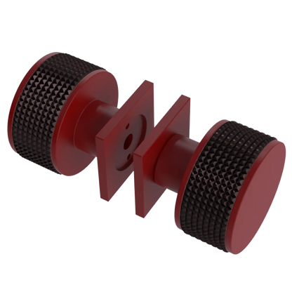 Rubinet Shower Door Knob (set) Maroon