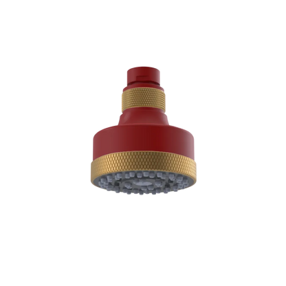 Rubinet 3 FUNCTION SHOWER HEAD Maroon