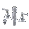 Rubinet Bidet Fitting with Spray, Diverter, and Vacum Breaker (Less Drain) Chrome
