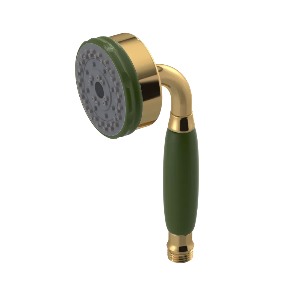 Rubinet 3 Function Hand Held Shower Only Gold
