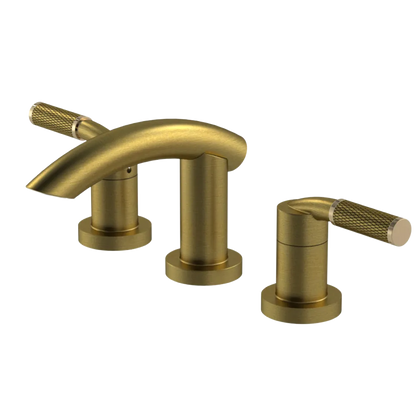 Rubinet Widespread Lav. Set. (less drain) Antique Brass Matt