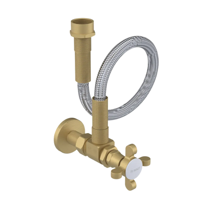 Rubinet Exposed Supply Kit (classic) Satin Brass