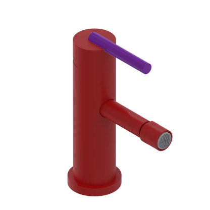 Rubinet Single Control Bidet Fitting (less drain) Maroon